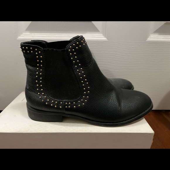 Womens black booties size 6 - Picture 3 of 3